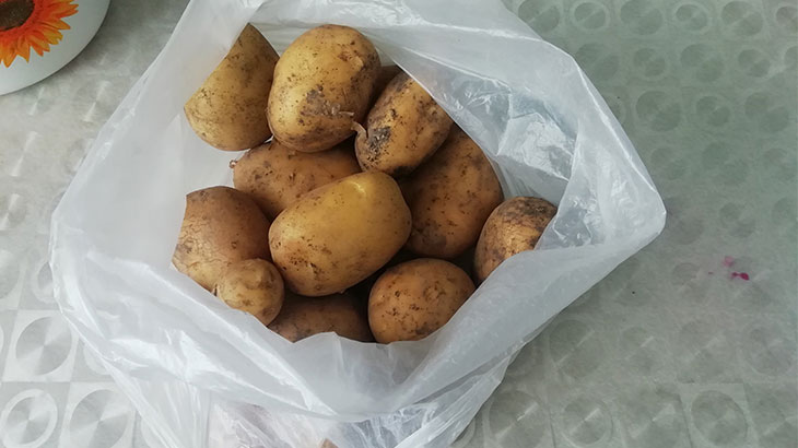 Помытые картофелины